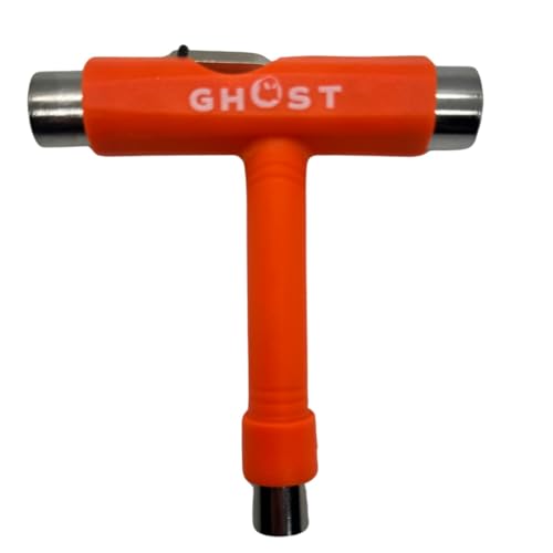 Multi-Function Roller Skate Tool - Pocket-Sized T-Handle Tool - Orange