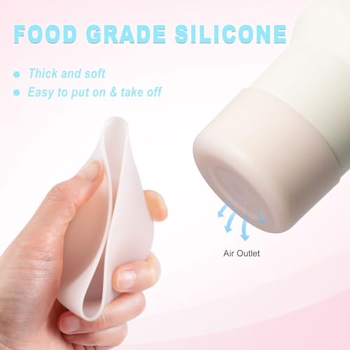 Silicone Boot for Stanley Cup 20/30/40 OZ - Clear Salmon 2-Pack