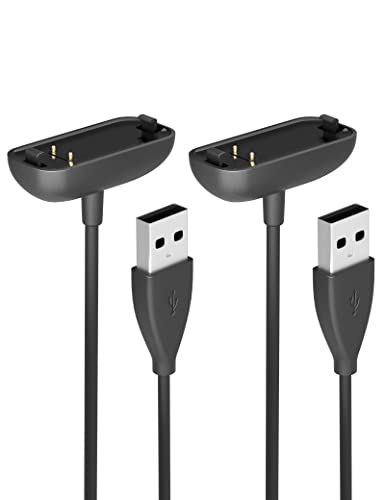 Fast Charging Replacement Charger for Fitbit Inspire 3 - 2 Pack