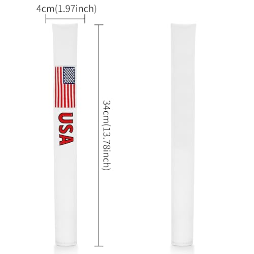 Golf Alignment Stick Cover Premium Leather Perfect Cover for Alignment Sticks Classic USA Design Alignment Sticks Holder Golf Club Protector Holds 2 Sticks.
