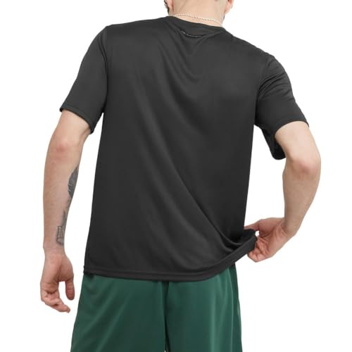 Champion Men's Big & Tall 3X-Large Black Sport T-Shirt Moisture Wicking Anti-Odor Athletic Tee