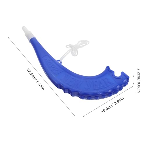 8.6 Inch Plastic Stadium Horns - 6 Loud Noisemakers for Sports Events