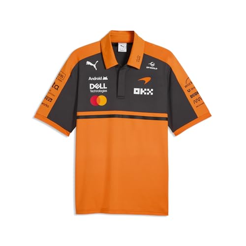 Men's McLaren F1 2026 Team Polo Shirt - Orange, Large