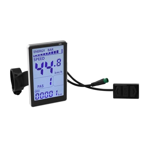 E-Bike LCD Display Meter Panel - 5 Pin Control Screen
