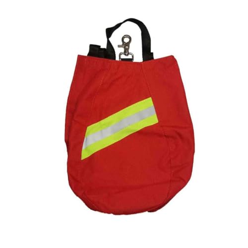 LINE2design Firefighter SCBA Air Pak Respirator Firefighter Mask Face Piece Bag for First Responder - Red