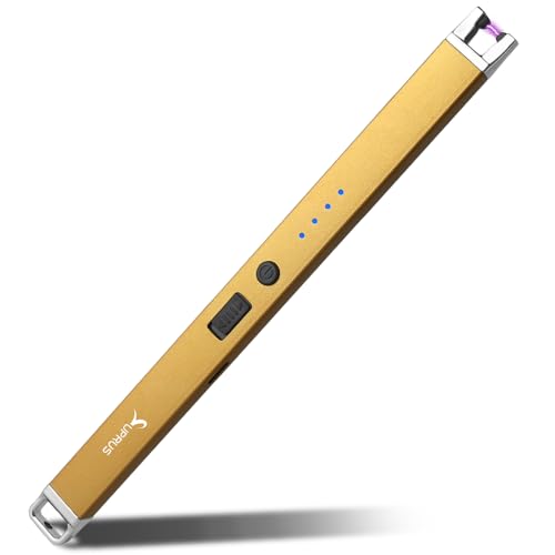 Electric Arc Lighter Flameless Rechargeable USB - Gold