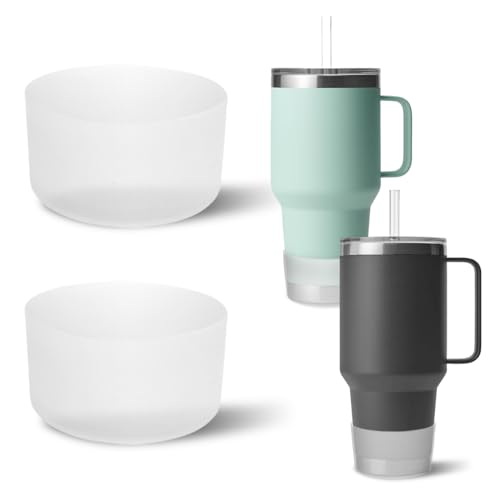 Silicone Protective Boot for Yeti Rambler Tumblers - Transparent+Transparent