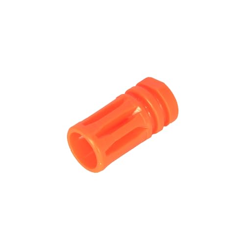 Airsoft M4 Orange Tip Compliant 14mm Non-Threaded - 2 Pack