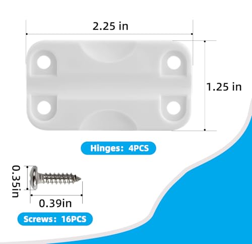 Replacement Cooler Hinges with Screws for Igloo Coolers
