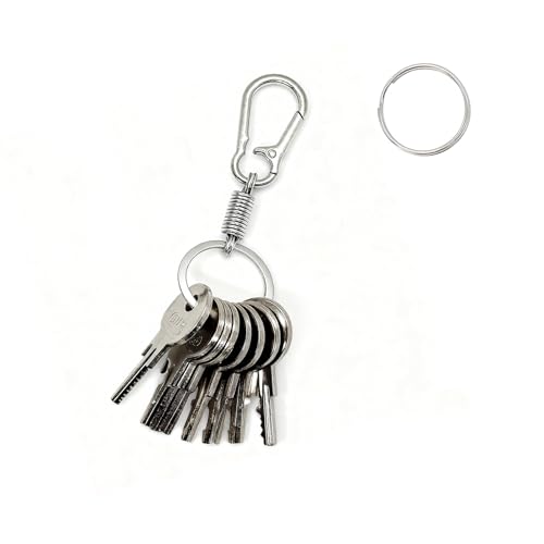 Replacement Golf Cart Ignition Keys for EZGO - 8 Pack with Keychain