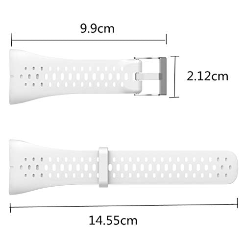 Silicone Sport Watch Band for Polar M400 and M430 - White