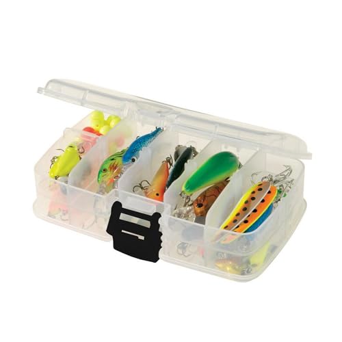 Double-Sided Tackle Box with 10-20 Adjustable Compartments - One Size