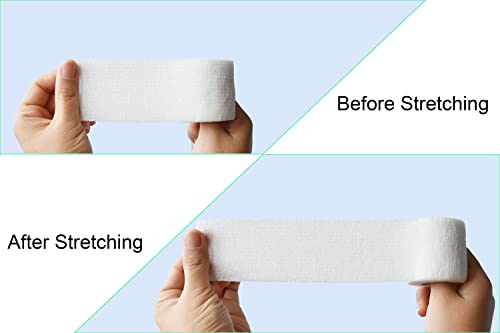 10 Pack Self-Adherent Elastic Bandage Wrap - White