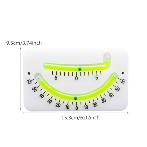 Marine Clinometer for Boat Navigation - Night Illuminating Double Tube