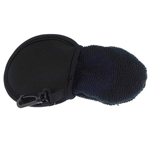 Zelerdo 4 Pack Portable Golf Ball Washer Pouches with Carabiner - Black, Blue, Red, Dark Blue