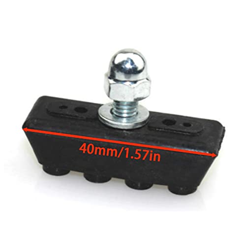 Rubber V-Brake Pads for Mountain and Road Bikes - 2 Pairs
