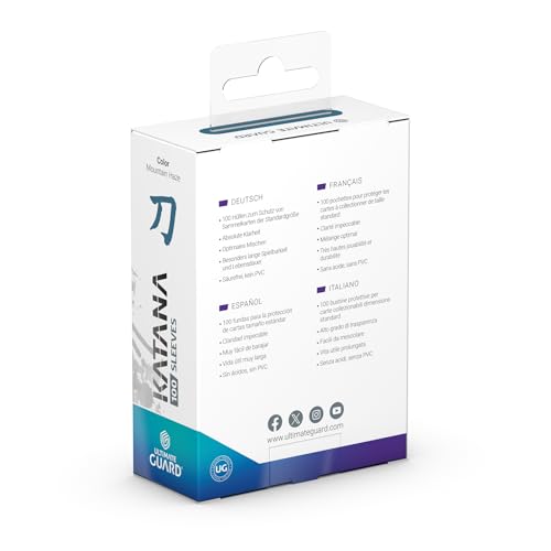 Standard Size TCG Card Sleeves - 100 Pack, Acid-Free, Clear