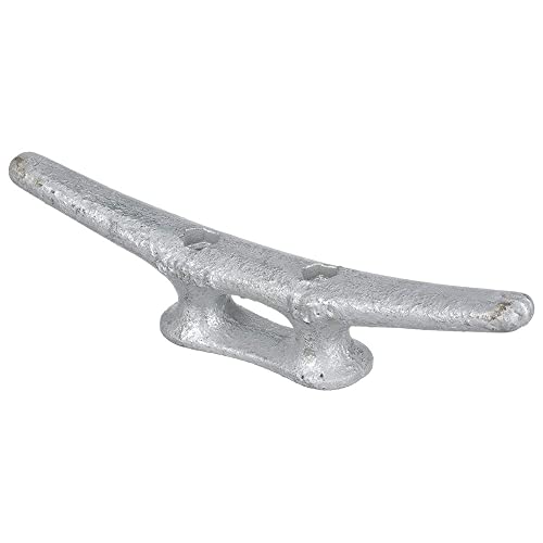 6-Inch Galvanized Cast Iron Dock Cleat for Docks & Seawalls