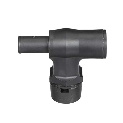 Attwood 1674-6 90° P-Trap Fuel Tank Vent Black with Black Vent Head - Standard Mount, 5/8-Inch Hose, Ethanol Compatible