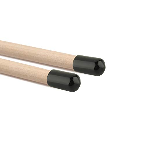 Billiard Cue Tips Replacement Kit - 50 Glue-On 10mm Tips with Protectors