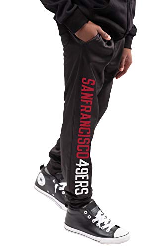 NFL Moisture Wicking Fleece Jogger Sweatpants - San Francisco 49ers 18-20