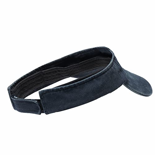 Navy Sports Sun Visor Hat for Outdoor Activities - 6 3/8