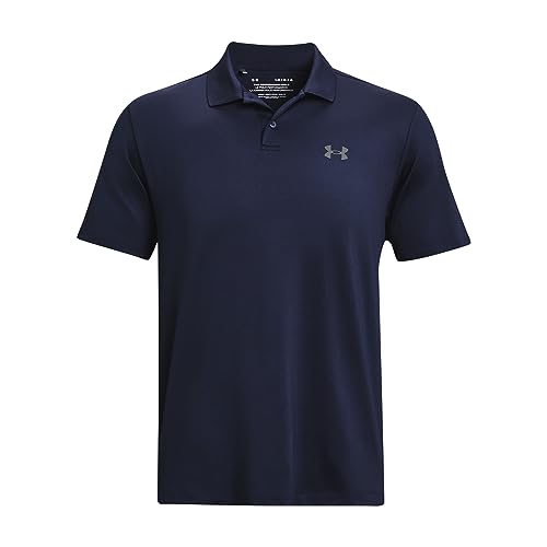 Under Armour Men's Matchplay Polo - Large Midnight Navy / Pitch Gray