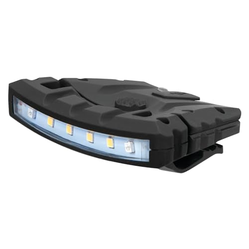 Performance Tool W2336 LED Hat Clip Light for Hands-Free Illumination with Rechargeable Battery and Adjustable Head