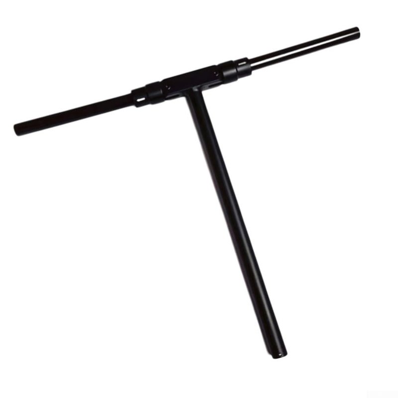 10 Inch Folding Scooter Handlebar Metal T-Bar Handle Replacement for Kugoo Electric Scooter, Easy Install Compatible Accessory, Black, 450mm Length