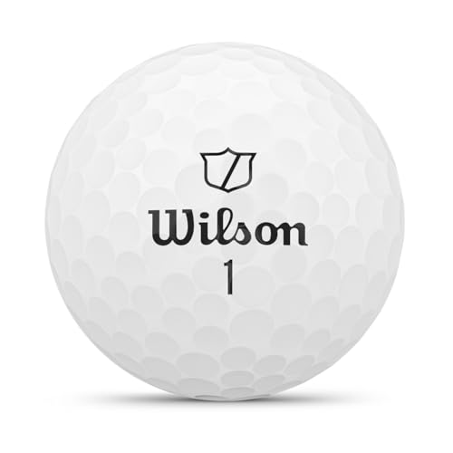 Duo Soft Golf Balls - 12 Pack, White/Red Stripe