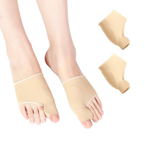 Medium Bunion Corrector for Women Men - Toe Straightener with Gel Pads - Soft Breathable Support