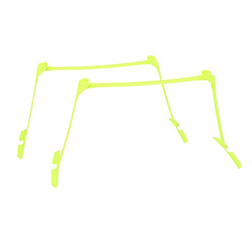Adjustable Soccer Training Hurdles - 2 Pack Speed Aids, Yellow
