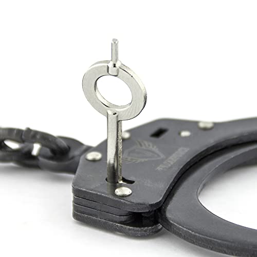 Vulcanforce 2-Pack Handcuff Keys | Universal Steel Law Enforcement Keys