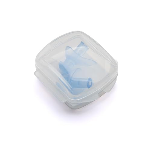 Ear Plugs for Swimming - Waterproof Reusable - Adult Ergo Blue