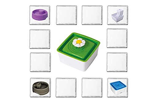 Amazinpure Cat Fountain Filter Replacement Pack for Zeus Catit Mini - 12 Pack