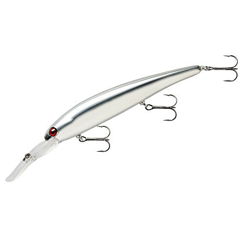 Slender Minnow Jerkbait 4 3/4 Inch - Chrome Red Eye - 5/8 Oz