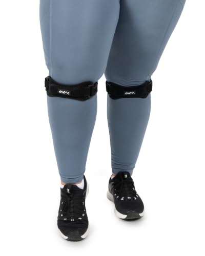 KARM Plus Size Knee Brace Patellar Tendon Support – Black 2 Pack (XXL–6XL)