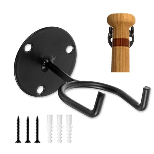 Wall Mounted Bat Hanger Display Rack for Baseball & Lacrosse Gear