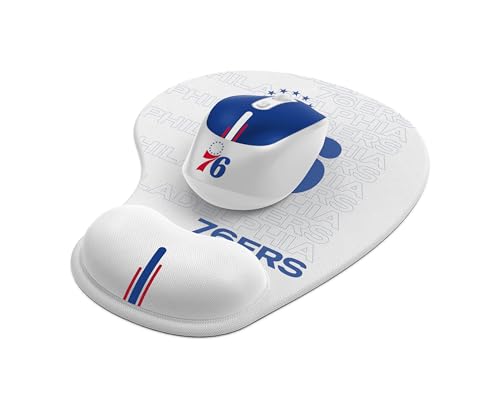 NBA Wireless Mouse and Mouse Pad Combo with Ergonomic Design