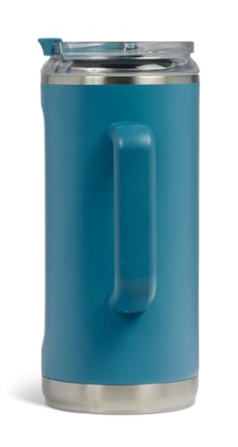 Igloo 36 Oz Stainless Steel Beer Mug - 1L Blue Vacuum-Insulated, Leakproof Lid