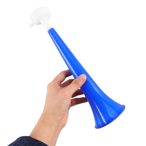 11" Plastic Stadium Horns - 10 Pack Colorful Noise Makers
