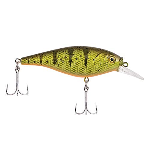 Flicker Shad Shallow Crankbait - Black Silver, 2/7 oz, 2 3/4"