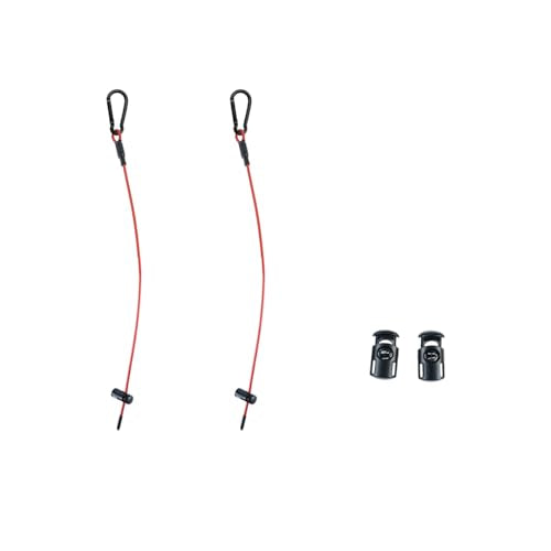 Pickleball Ball Holder Cable Set - Holds 3 Balls, 2 Pack