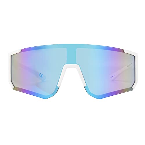 Easton Hype Shield Sports Sunglasses 128mm White - Athletic Eye Protection