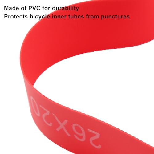 Bicycle Rim Strip - 20mm PVC Tire Liner, 4 Pack