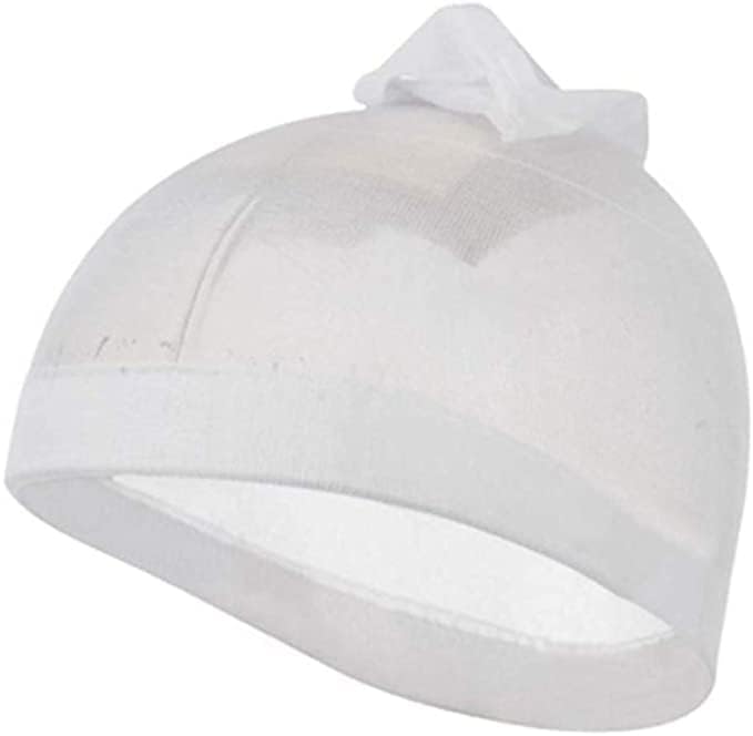 Stocking Wave Cap - Stretchable Wig Liner for All Hair Types, White (2 Pack)