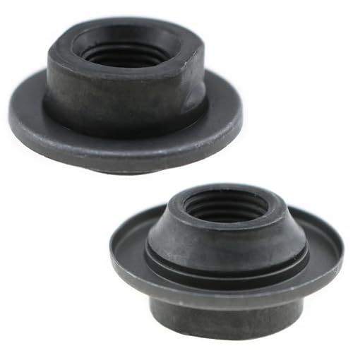 4-Pack Bicycle Rear Axle Nuts - Black Alloy Steel Replacement