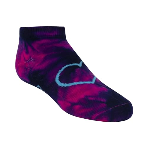 Low Cut Socks for Girls - 6 Pack, Size 5-6.5, Multi Color