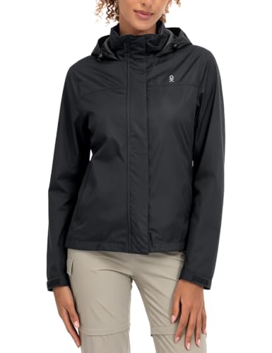 Little Donkey Andy Women's Waterproof Rain Jacket – Medium / A3.black