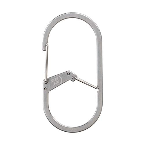 G-Series #4 Dual Chamber Carabiner Key Clip - Stainless Steel